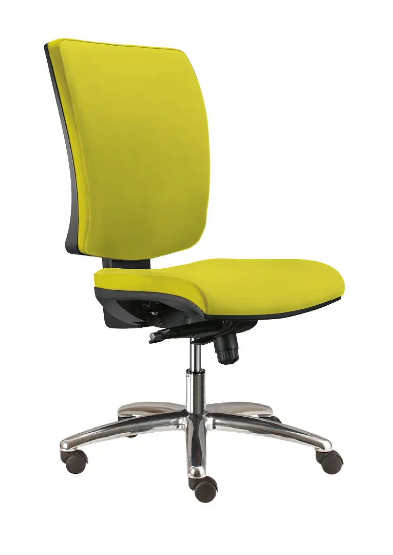 BOLZANO CR SYN židle kancelářská, koženka AN 079 - koženka citrónově zelená